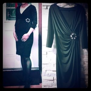 JESSICA Party/Event Black Dress